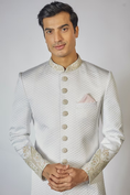 Load image into Gallery viewer, Off White Embroidered Sherwani
