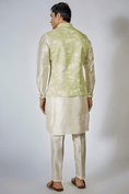 Load image into Gallery viewer, Pista Green Shaded Kurta-Jacket Set
