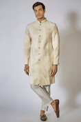 Load image into Gallery viewer, Off White Embroidered Achkan Set
