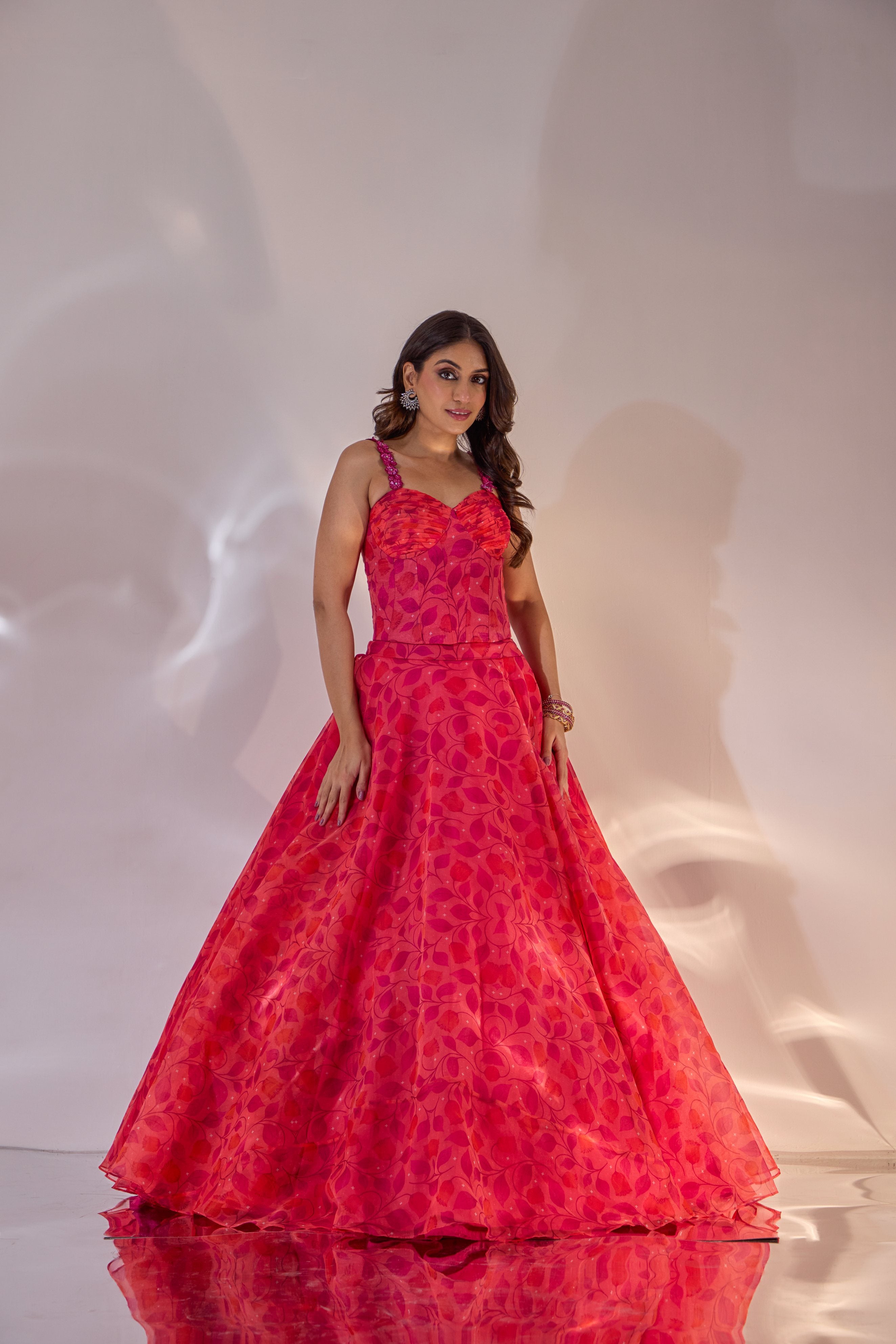 ANNABELLE CORSET AND LEHENGA SET