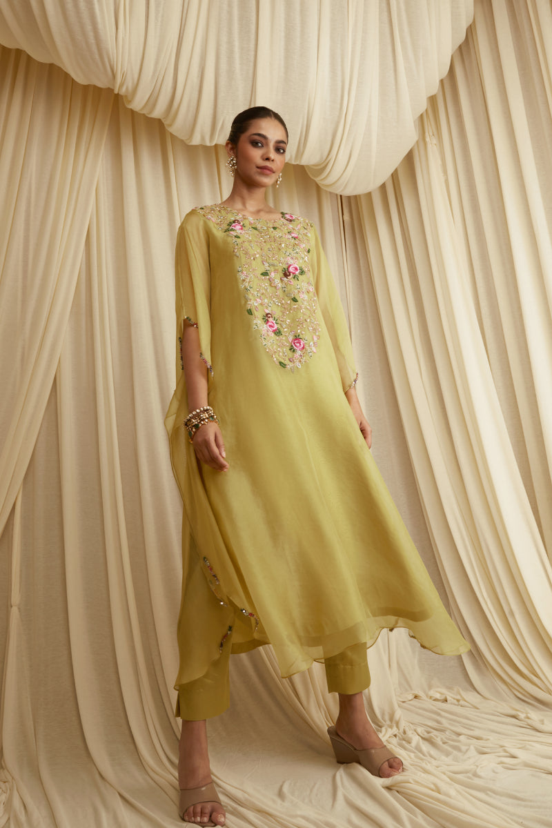 Kaftaan With Inner And Pant