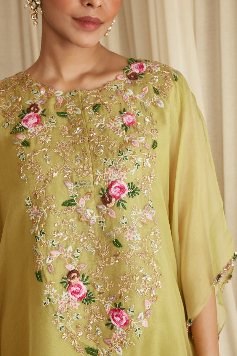 Kaftaan With Inner And Pant