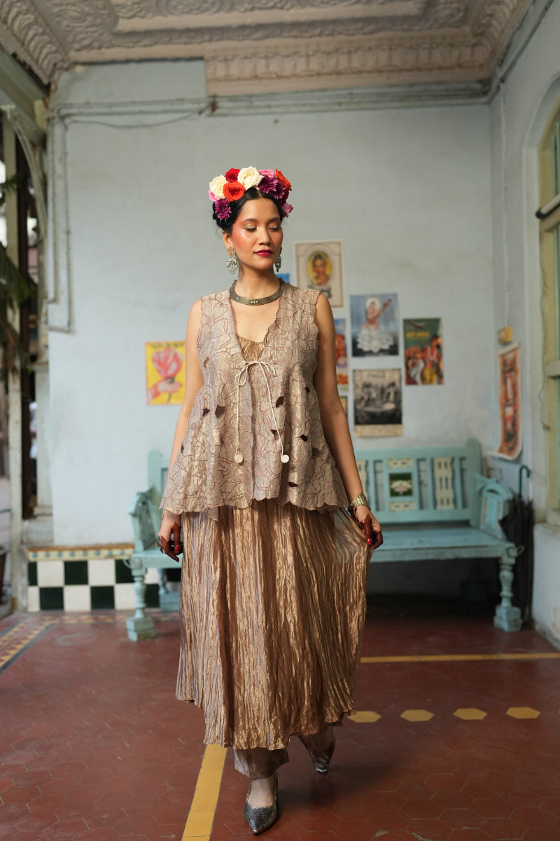 Raji - Jacket, dress & pants set