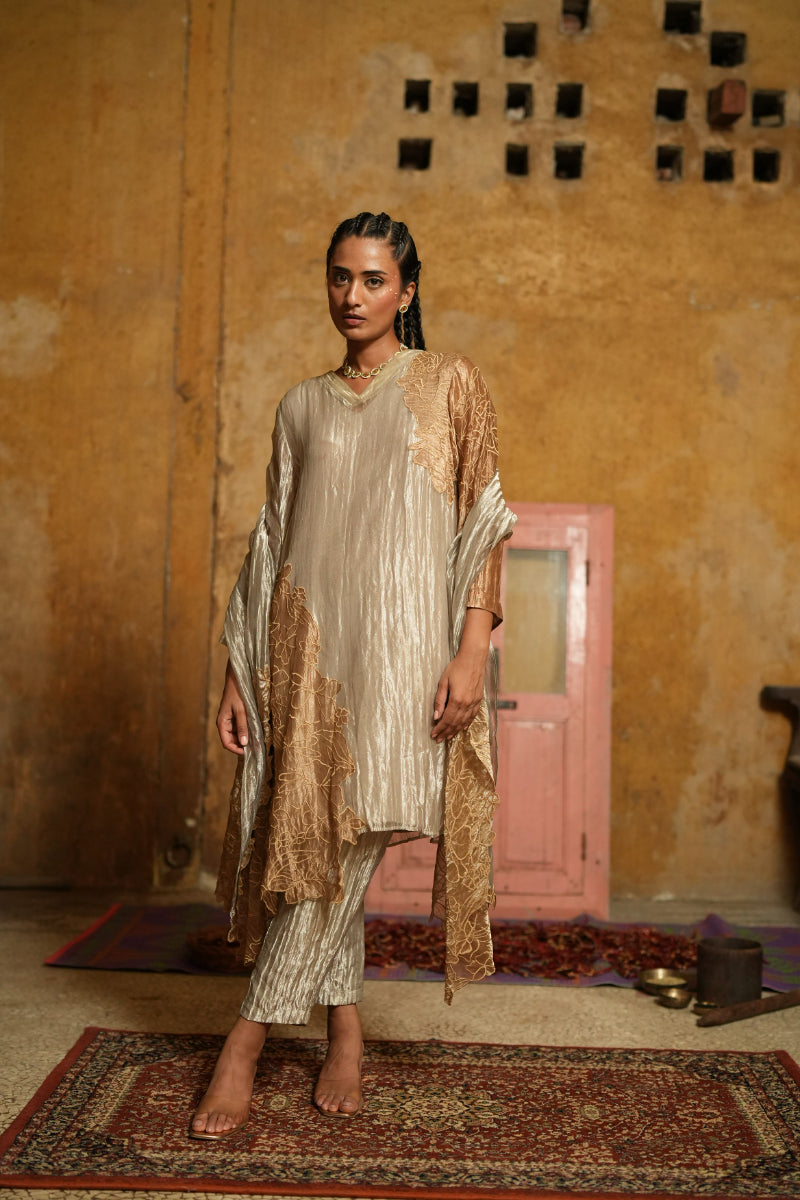 Renuka - Dress, pants & dupatta set