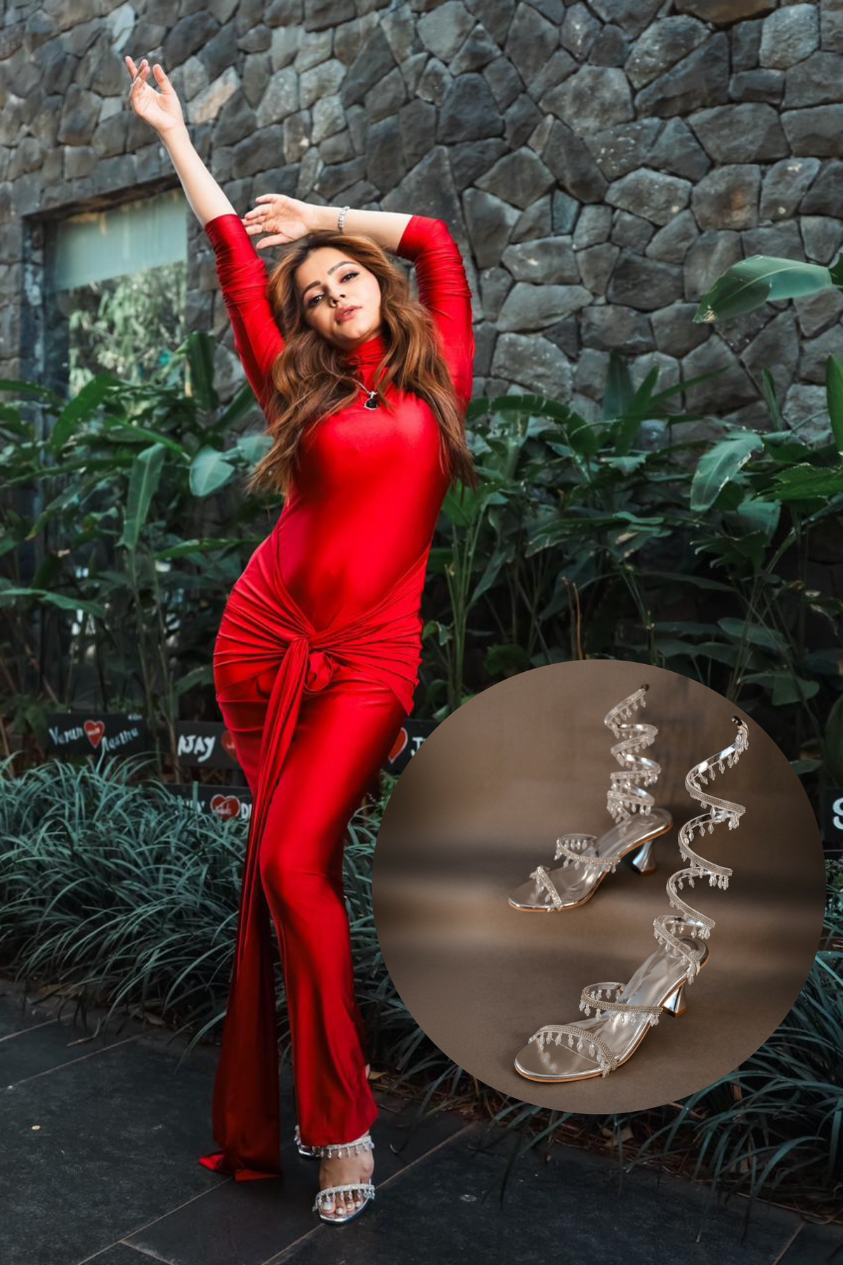 Silver Spring Rubina Dilaik Open Toe Heel Sandals - Sana K Luxurious Footwear