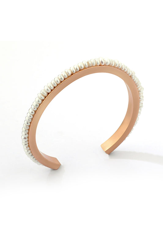 Sunglow Bangle With Pearls