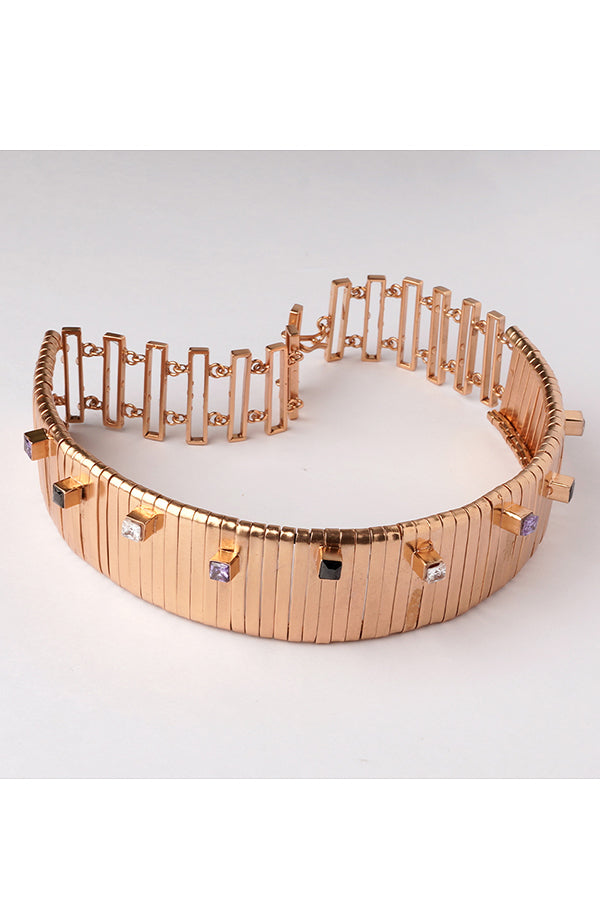 Queen Leia Gold Plated Choker Necklace