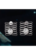 Load image into Gallery viewer, Dunes Of Sand Silver Earring
