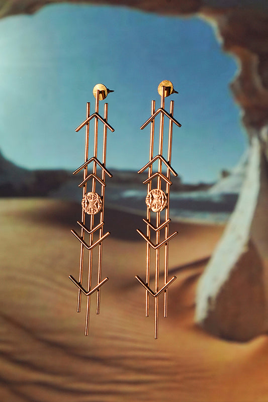 Phases Of The Pyramid Earring