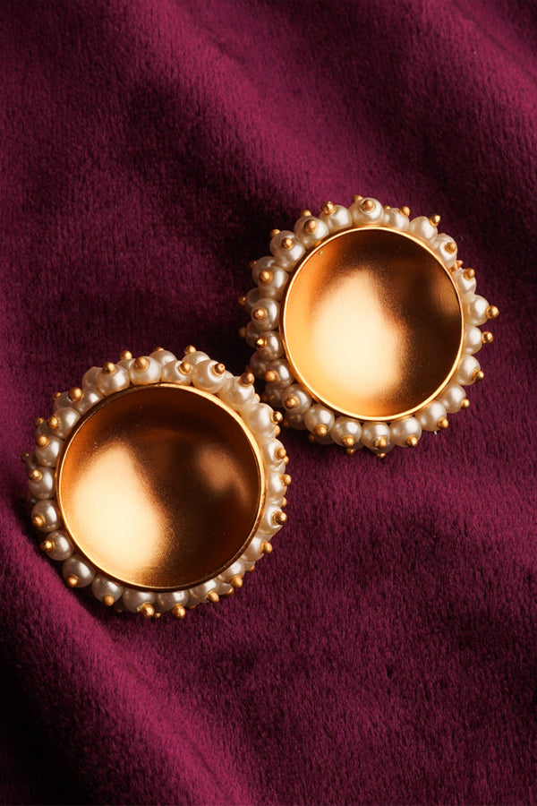 Gold Deity Gold Plated Jhallar Earrings