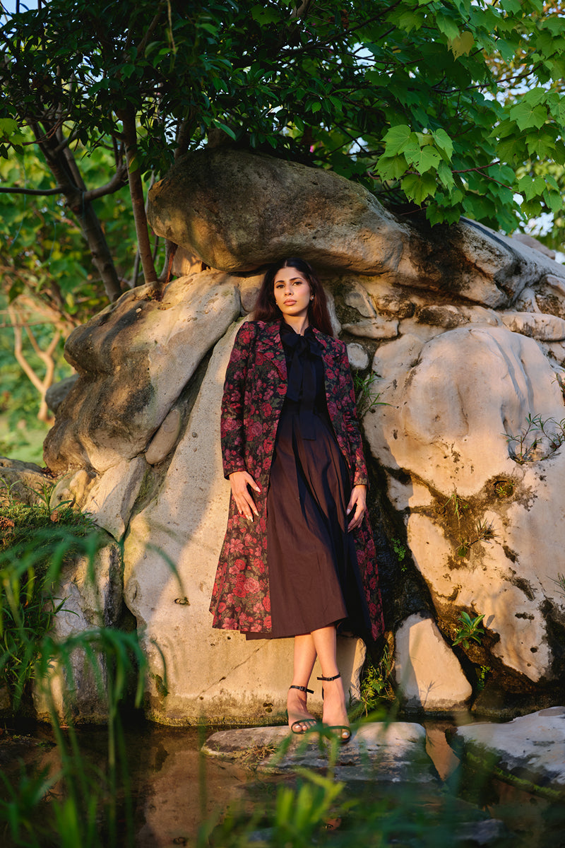 LA VIE EN ROSE BLAZER, BLOUSE & SKIRT SET