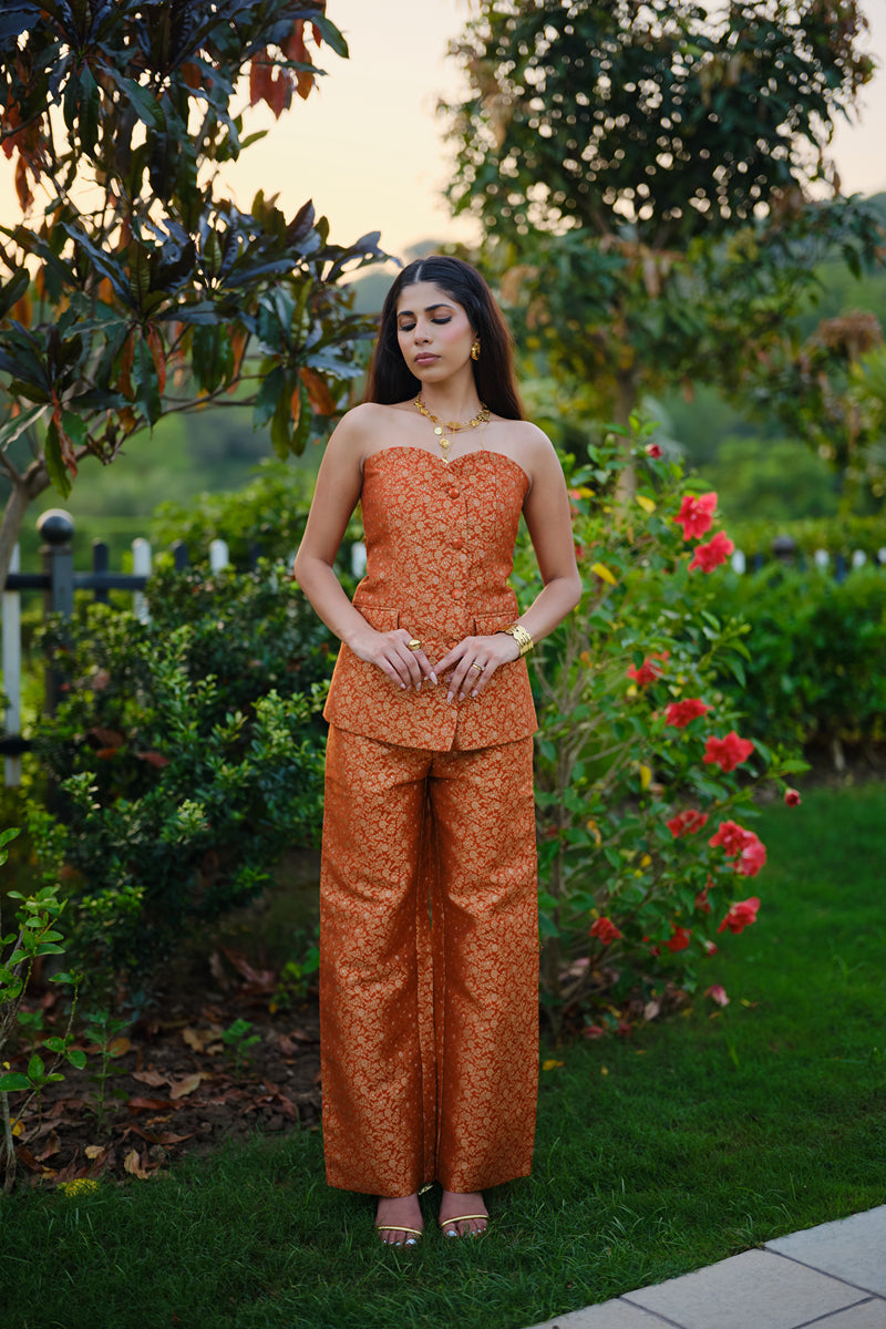 LE SOLEIL D'OR BUSTIER CO-ORD SET