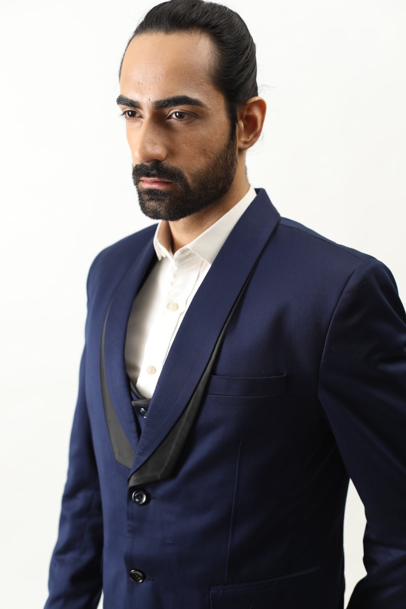 Blue 3 Piece Suit