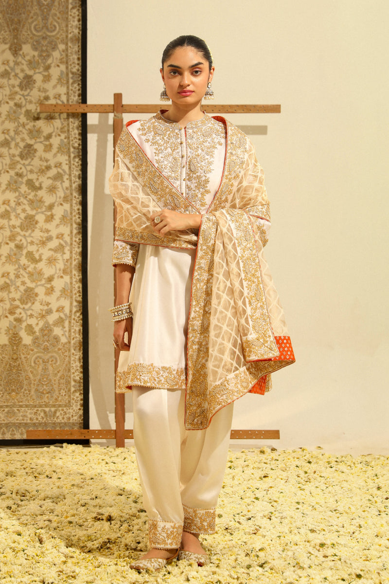 Rajak-Short Kurta With Salwar And Dupatta