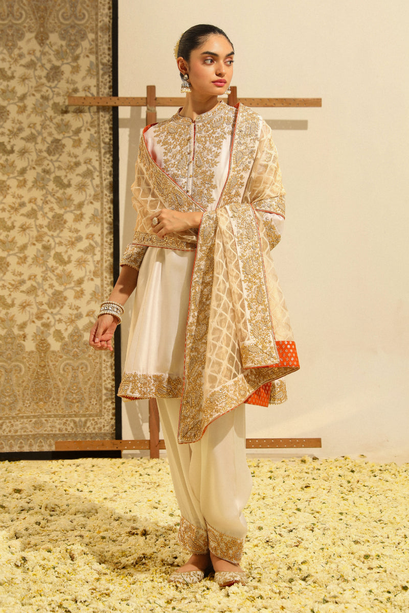 Rajak-Short Kurta With Salwar And Dupatta