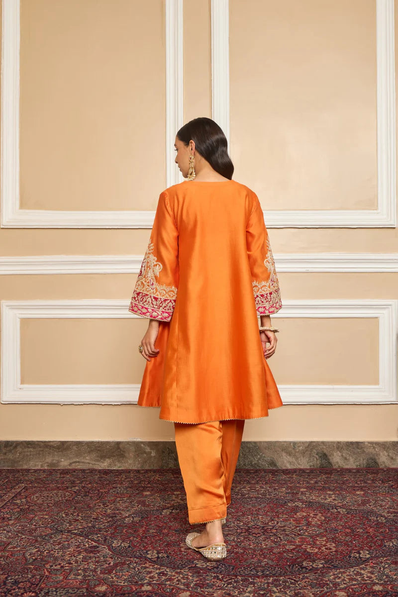 Mehrish-Short Chauga With Salwar