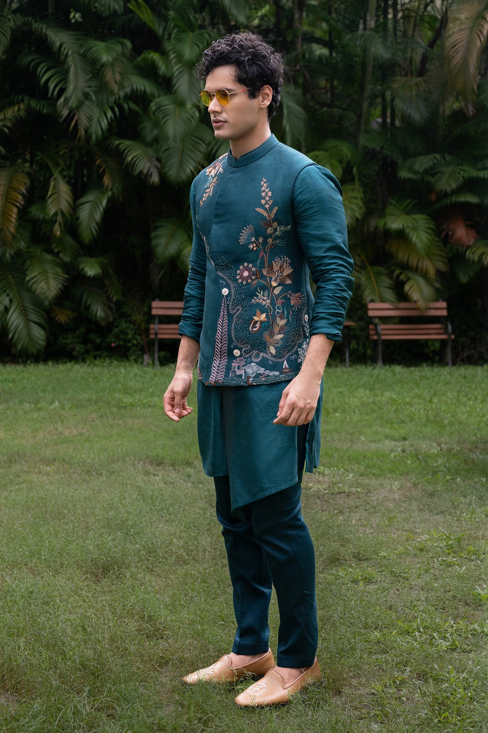 Elan Nehru Kurta Set
