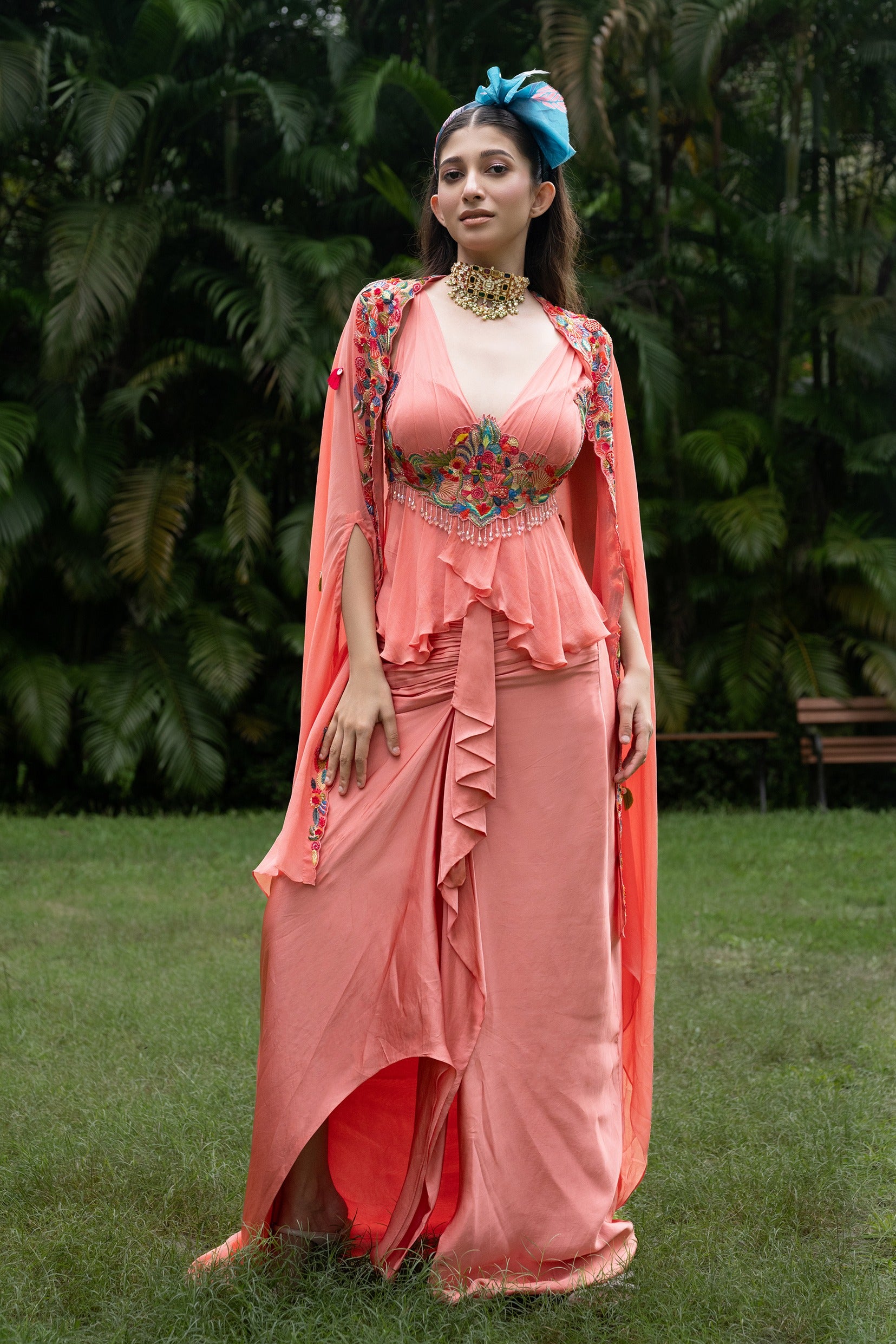 ROSALIA SKIRT AND CAPE SET