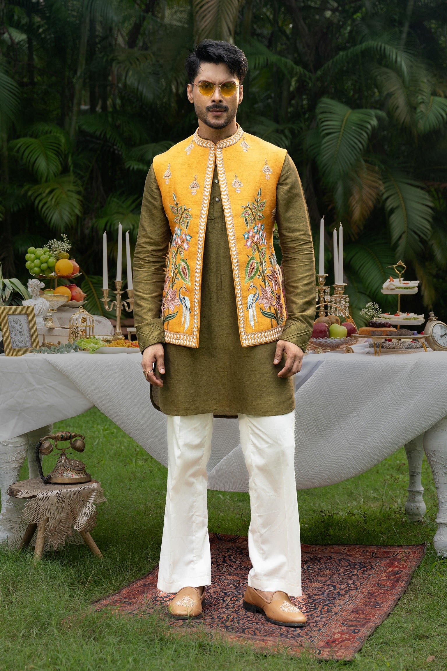 Pitunia Nehru Kurta Set