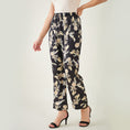 Load image into Gallery viewer, Black Baroque Print Shirt with Belt and Pants Set
