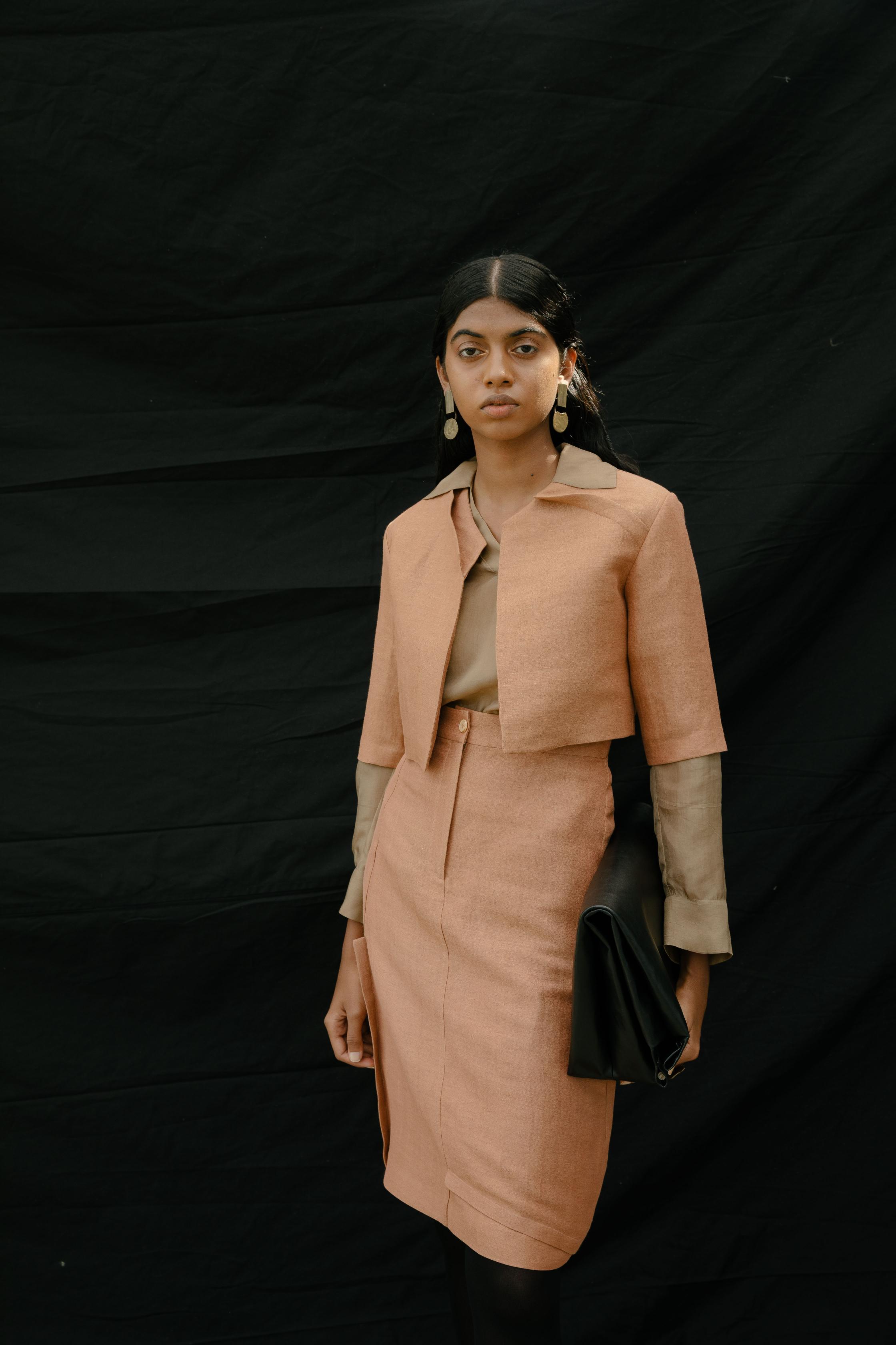 Autumn Dusk cropped jacket