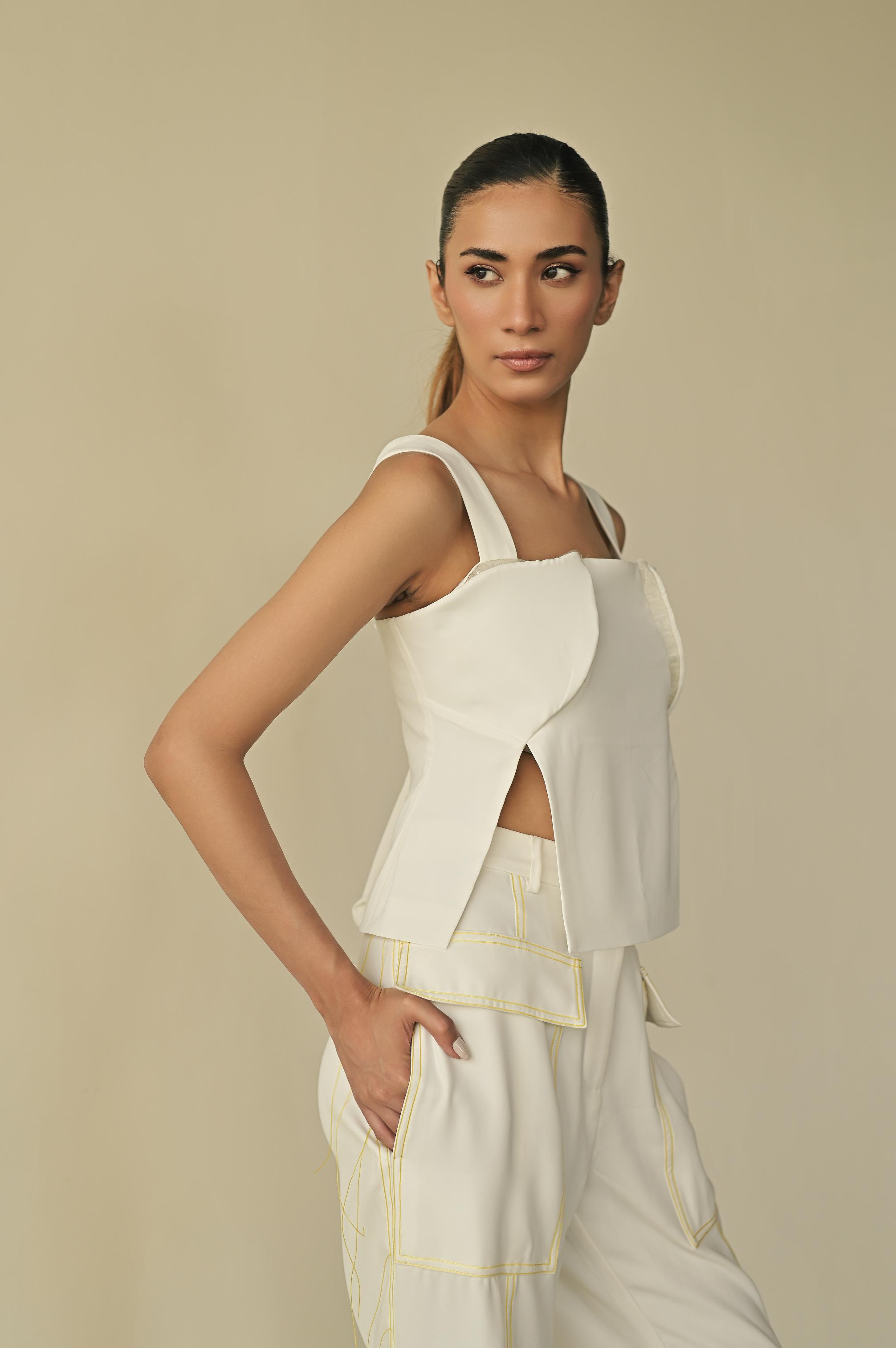 SEAM LINE
 STITCHED TROUSERS