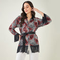 Load image into Gallery viewer, Red Baroque Animal Print Shirt
