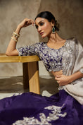 Load image into Gallery viewer, Silk Blouse With Organza Lehenga And Dupatta
