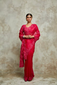 Load image into Gallery viewer, Silk Blouse And Organza Saree
