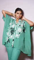 Load image into Gallery viewer, Green Kaftaan Parsi Coord Set
