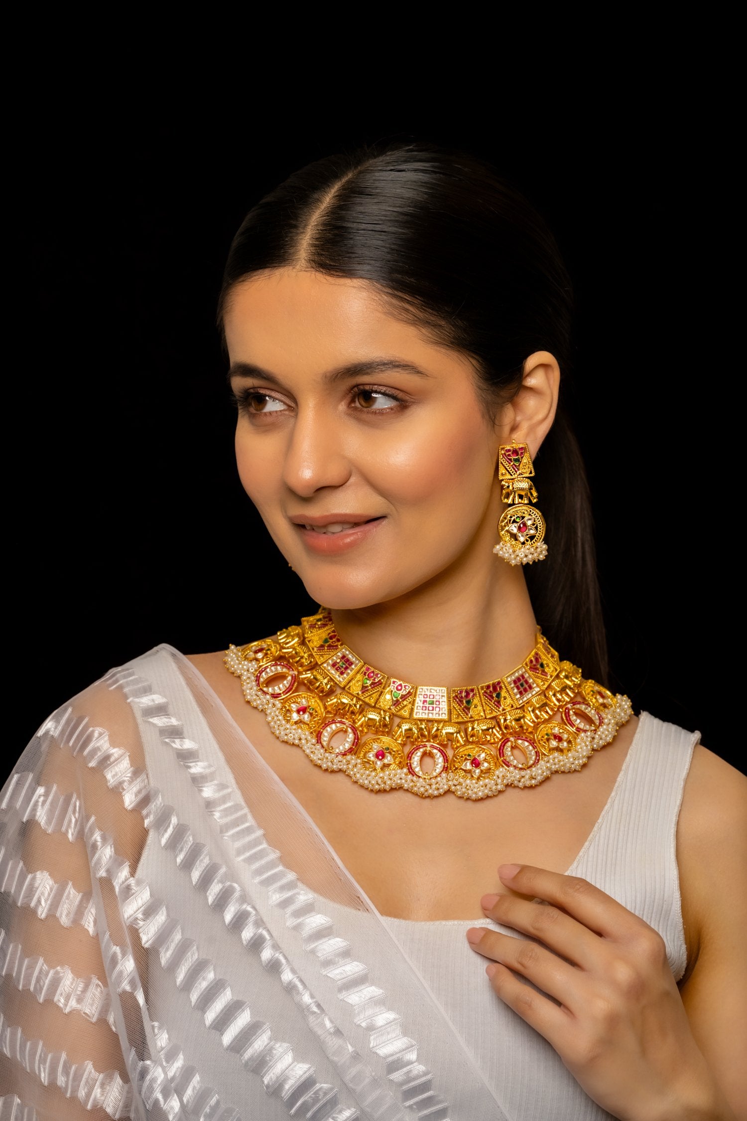 Necklace with Earrings