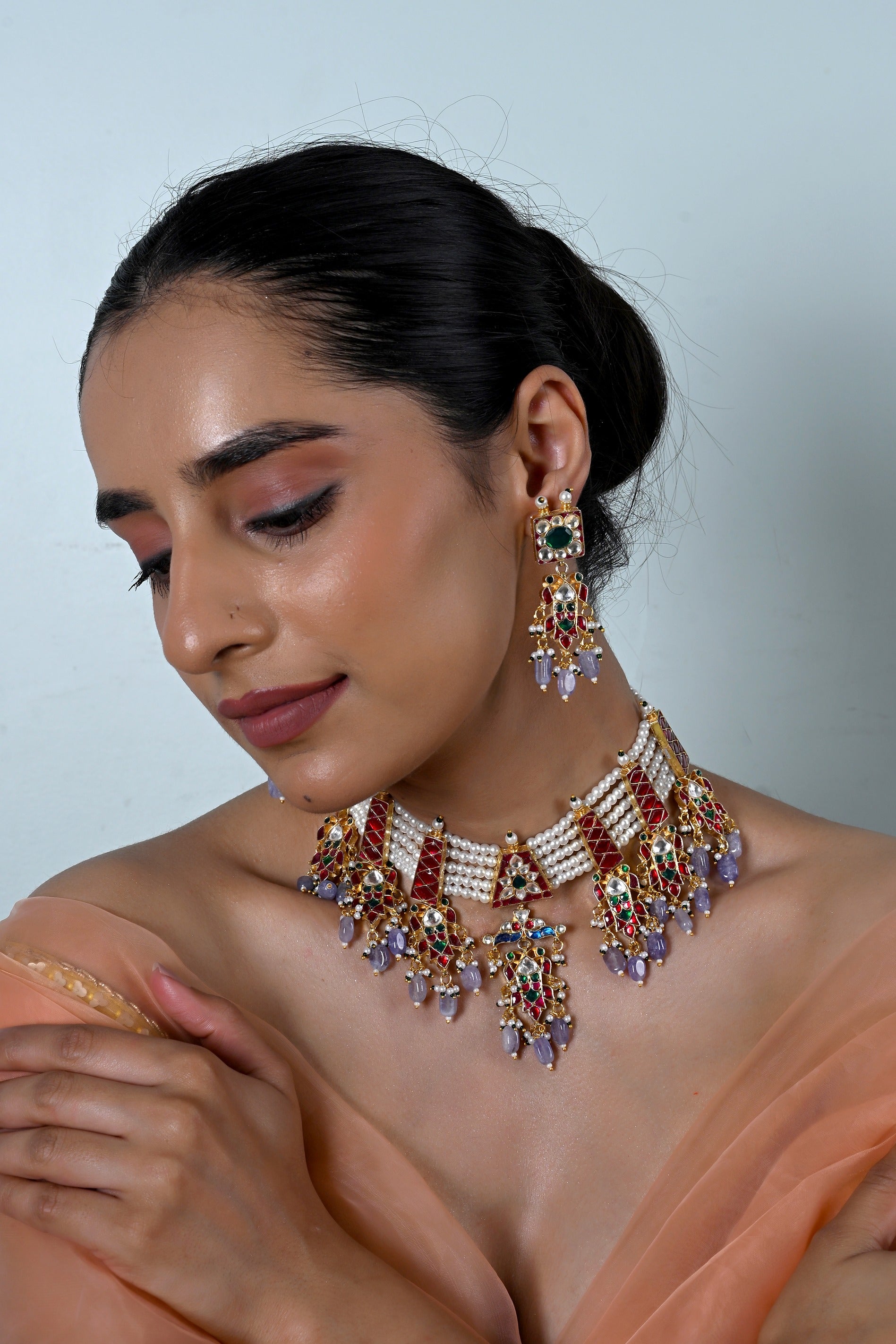 Choker With Earrings