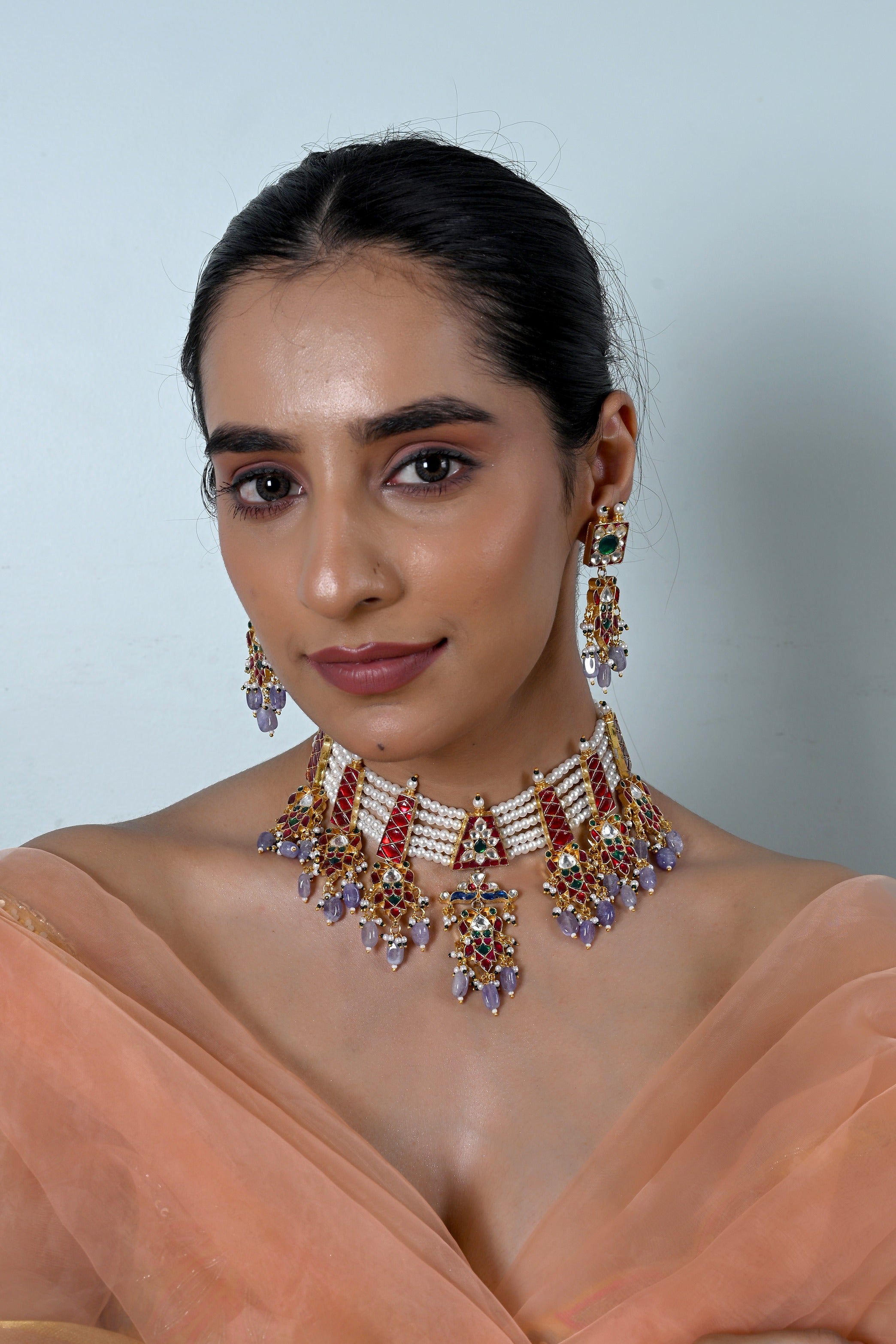 Choker With Earrings