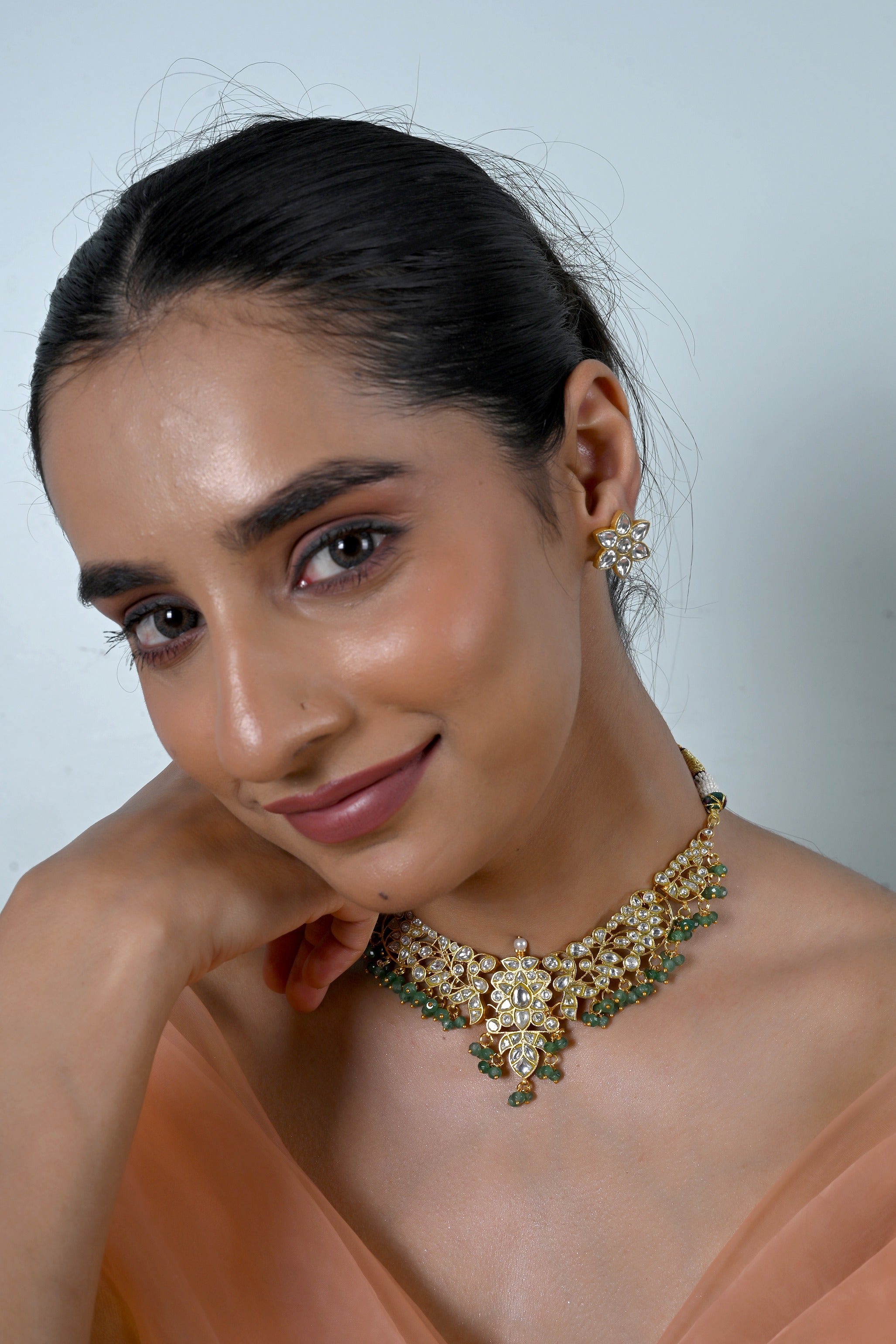Choker With Earrings