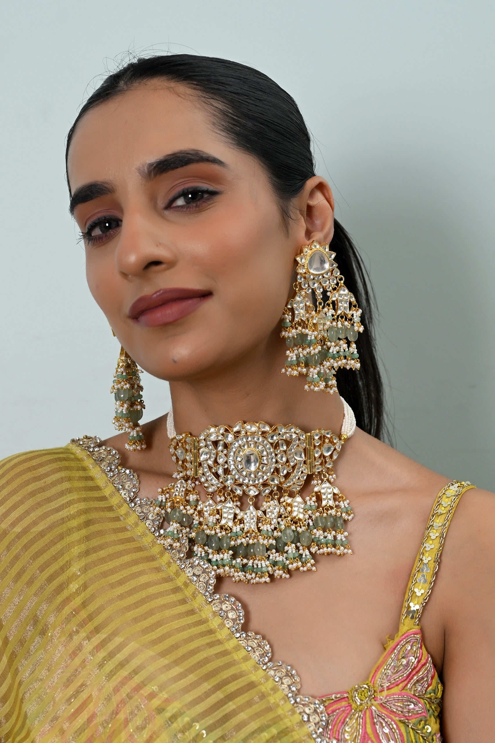 Choker With Earrings