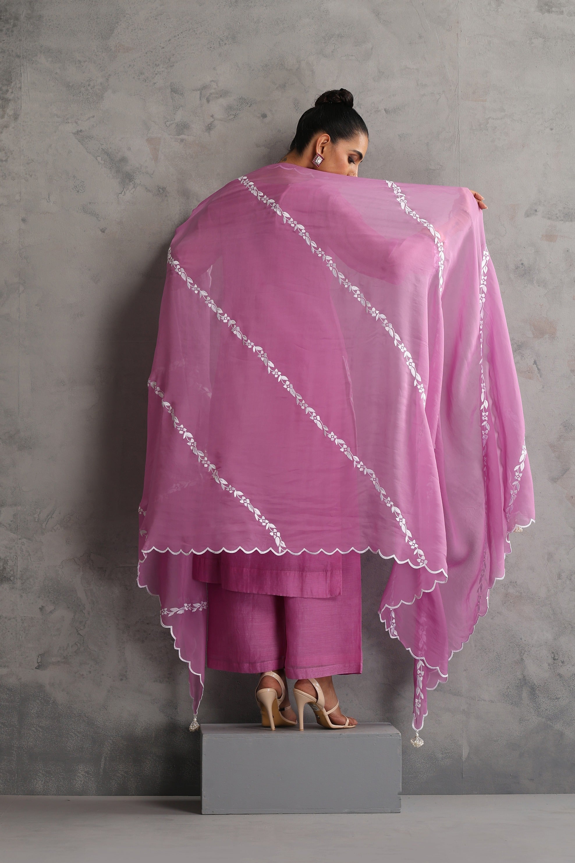 Falsa Embroidered Kurta Set with Dupatta