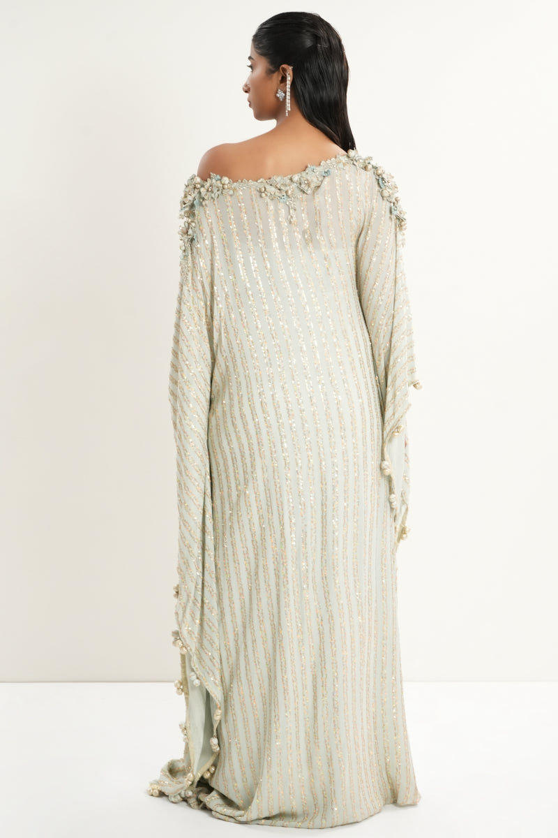 One Off Shoulder Kaftan