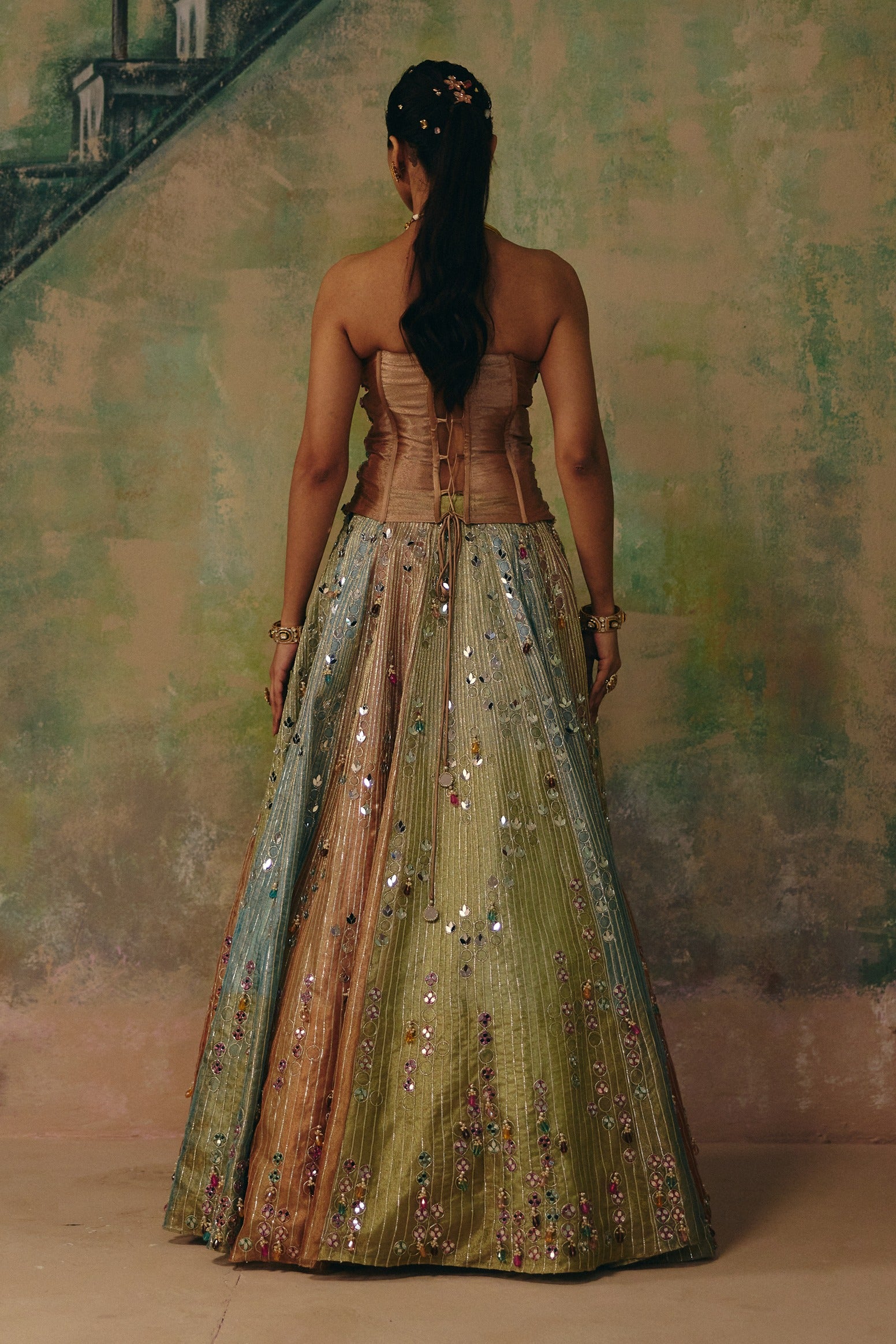 Jhumka Lehenga Set (Without Dupatta)