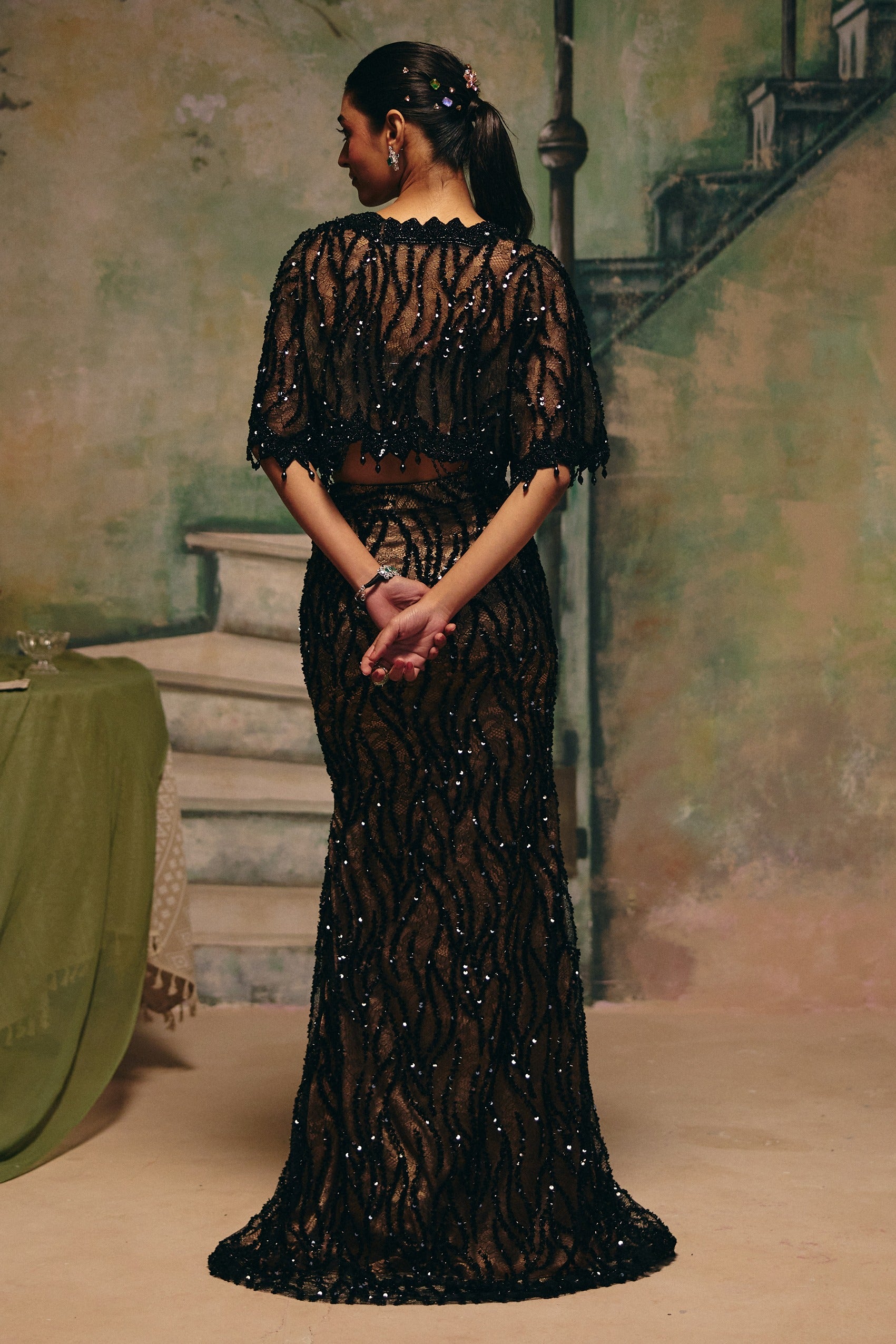 Black Flora Set
