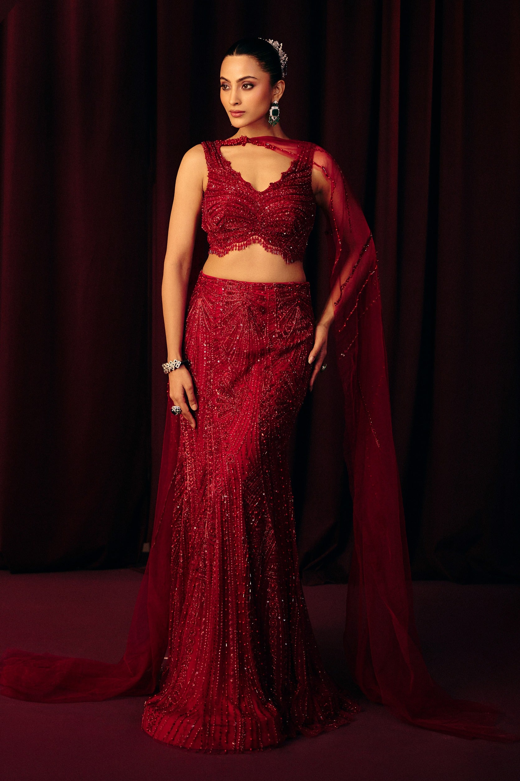 Fitoor Fish Cut Lehenga