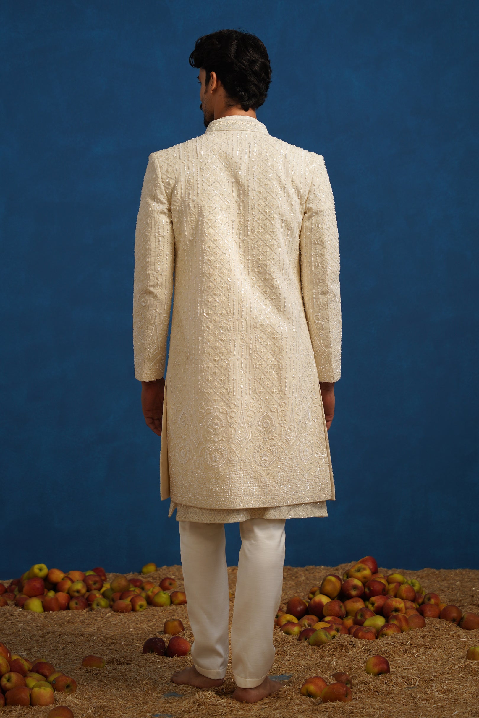 ANANT CUTDANA IVORY SHERWANI SET