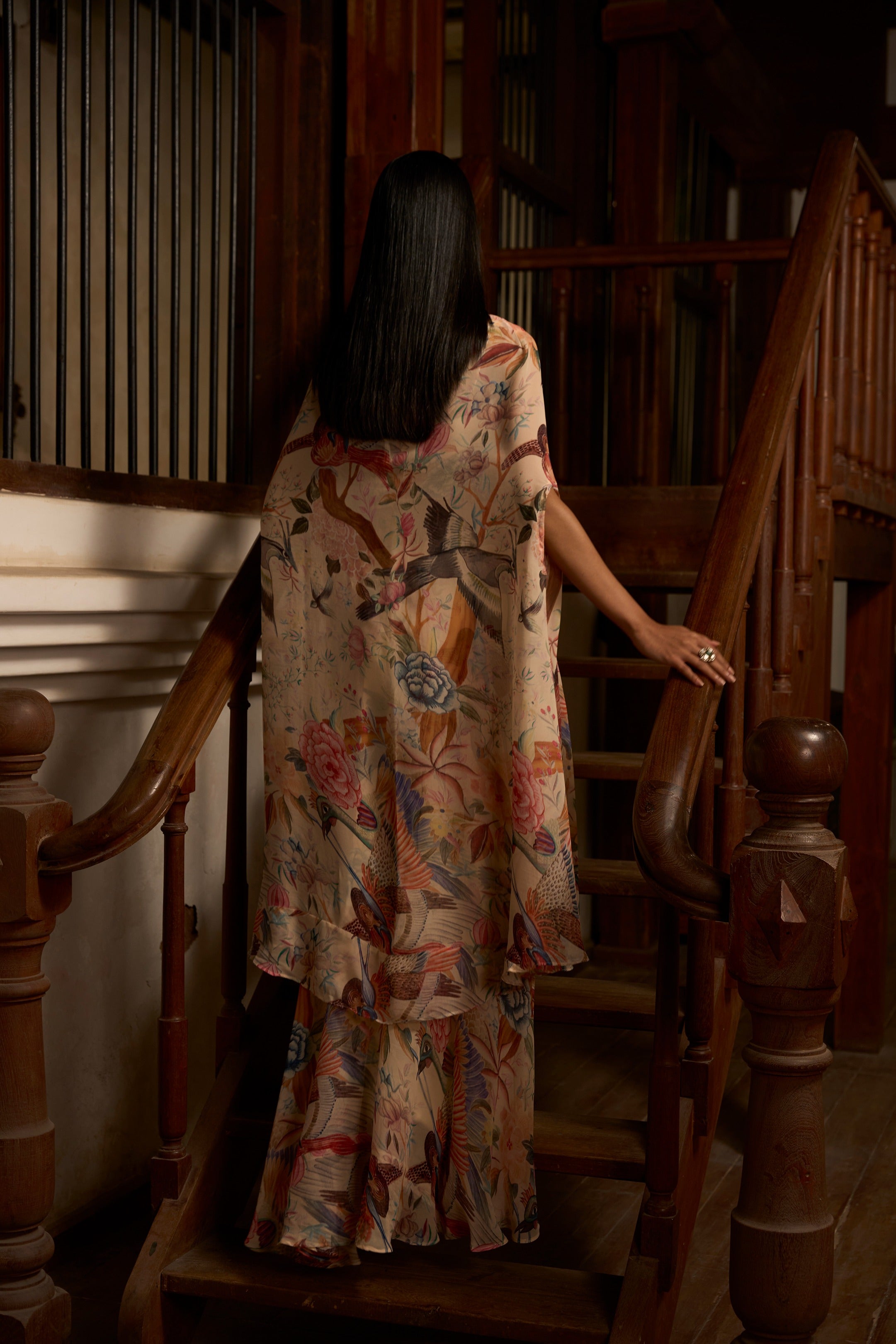 Dior Symphony – Handwork Blouse With Skirt And Flowing Shrug