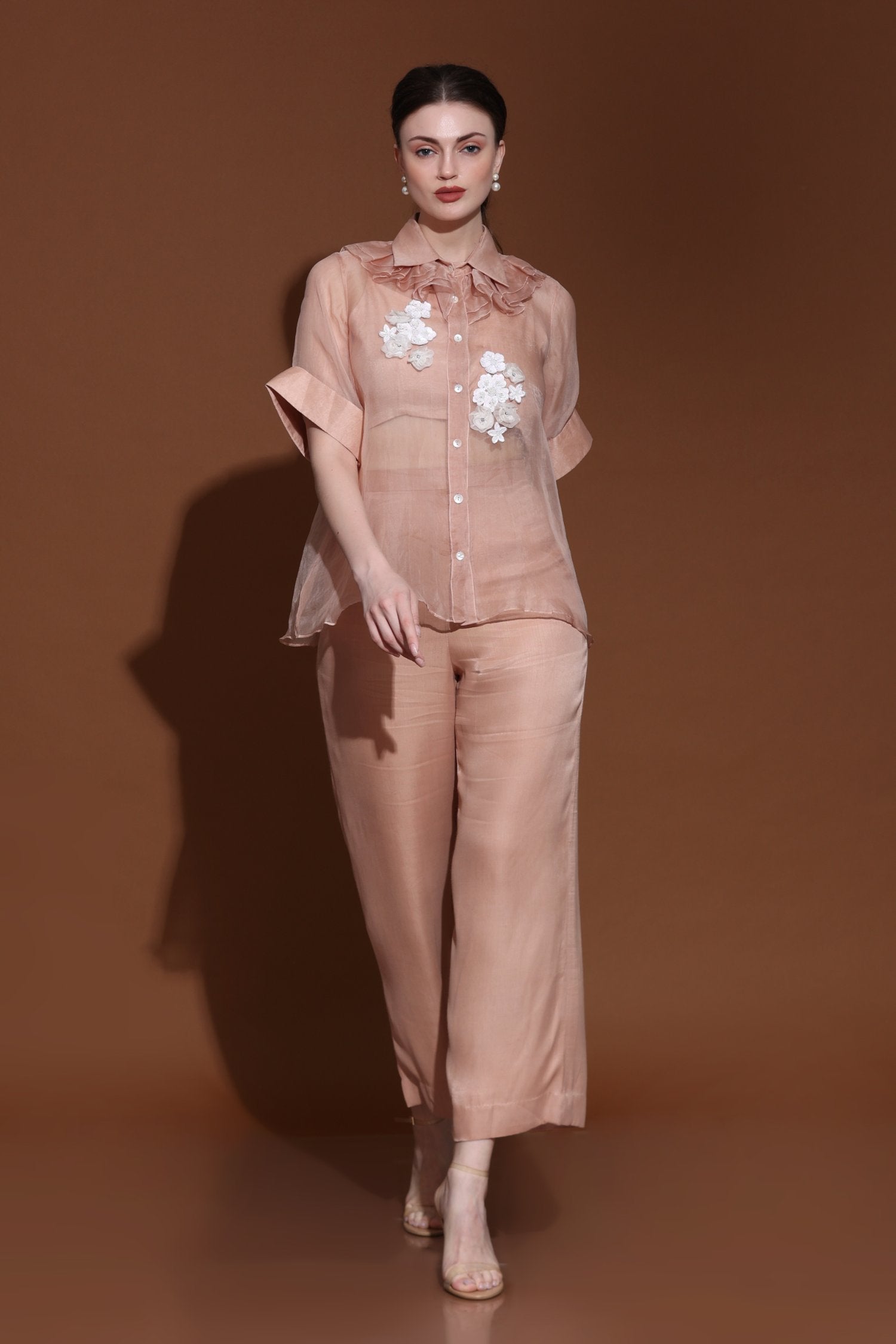 Organza Floral Shirt