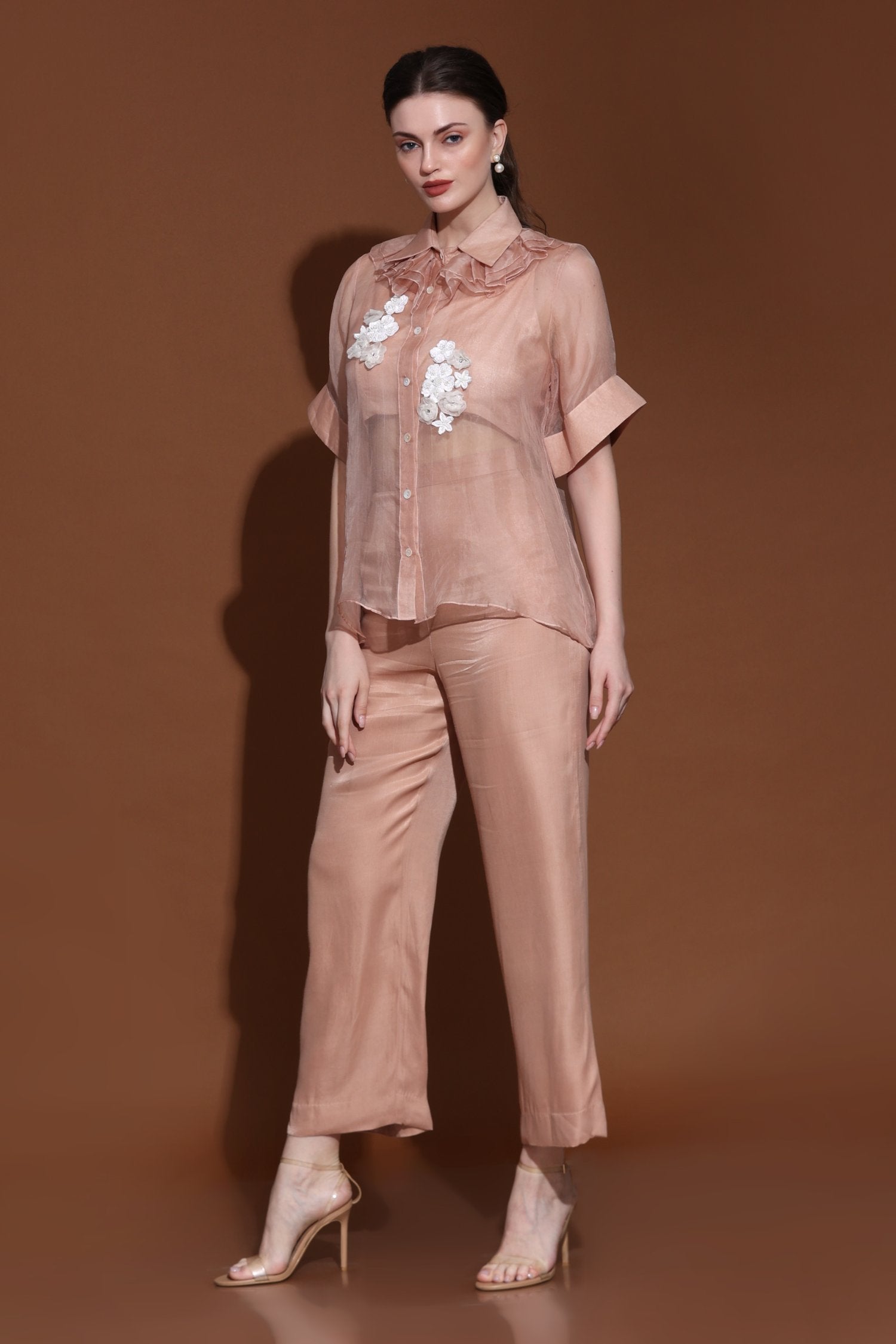 Organza Floral Shirt