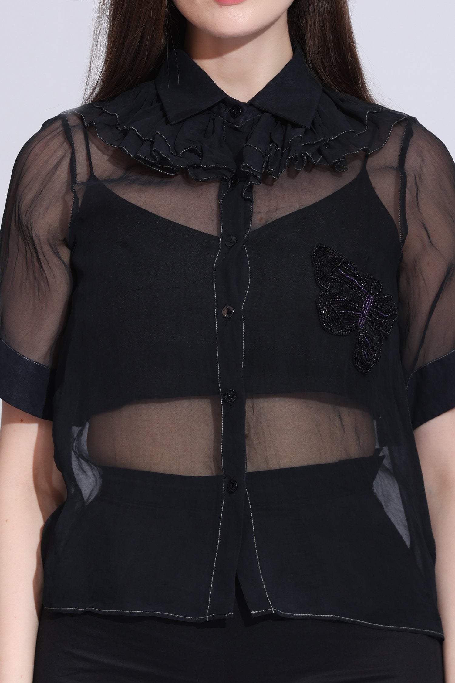 Butterfly Organza Shirt