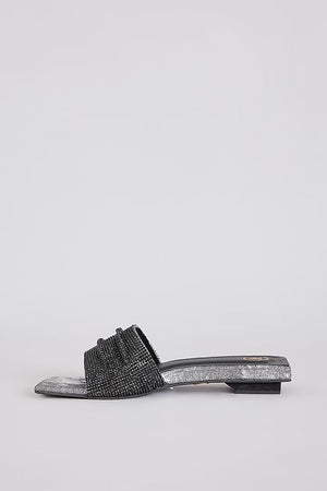 Jia Square Black Half Heel