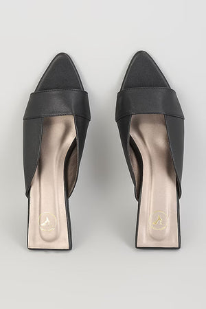 Zara Black Kitten Heel