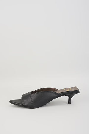 Zara Black Kitten Heel