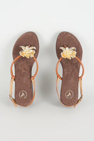 Zeno Brown Baby Wedge