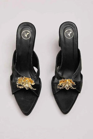 Zeno Black Elevation Heel
